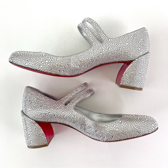 CHRISTIAN LOUBOUTIN | Miss Jane Strass Crystal Embellished Bridal Wedding Pump - Picture 11 of 16
